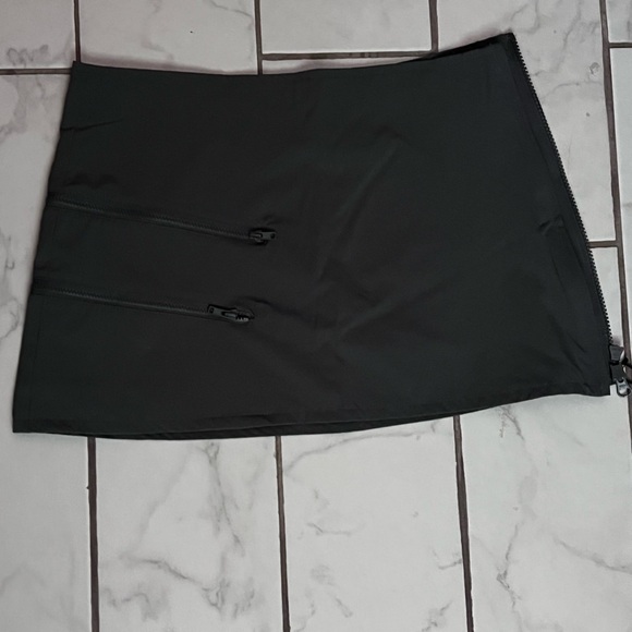 GREY ENTIRE STUDIOS MINI SKIRT - Picture 2 of 5